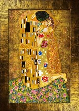 Gustav Klimt - Le Kuss -107x77