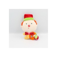 Doudou clown rouge jaune