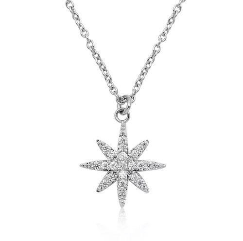 Collier argent avec pendentif