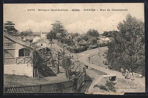 Cpa dakar rue grammont - dakar,,
