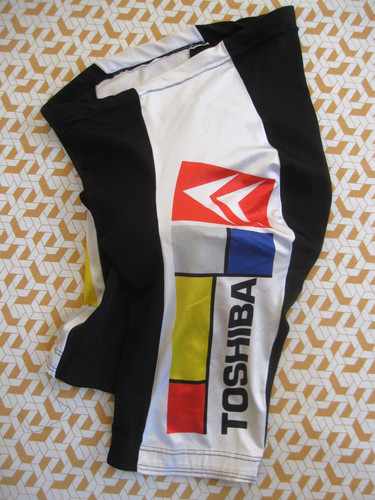 Cuissard cycliste team toshiba - cycliste,