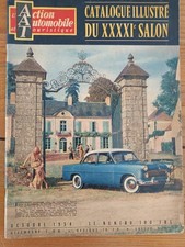 action automobile et touristique catalogue illustré 41 eme salon automobile 1954