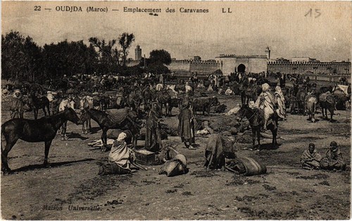 Cpa oujda emplacement des - cpa,