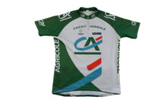 Maillot vélo rétro Crédit Agricole Look Nalini