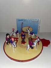 Playmobil 4234 - Voltigeurs Avec Chevaux Et Manège À Chevaux / Cirque / Animaux
