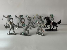 Lot figurines West Germany chevalier , moyen âge .