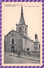 Carte Postale - CRAPONNE-SUR-ARZON - l'eglise