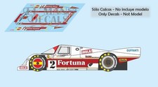 Autocollants Porsche 962C Le Mans 1987 2 1:32 1:43 1:24 1:18 64 fentes calques