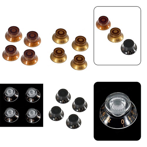 Boutons guitare 4pcs diamètre - 4pcs,