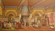 Planche CHROMOLITHOGRAPHIE Europe MOYEN-AGE Le Costume historique 1876 RACINET