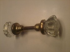 Victorian Antique Glass Door Knobs 