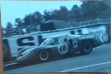 2017 : 1  X PHOTO : 1968 : ALPINE : 24 HEURES DU MANS : 12 X 18 CM : BON ETAT