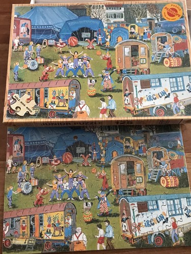 Vintage puzzle bois 125 - vintage, en