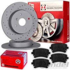 ZIMMERMANN Disques de Frein 286mm + Revêtements Arrière Convient pour Audi Tt
