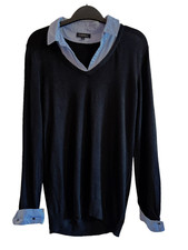 CAROLL pull fin noir taille S
