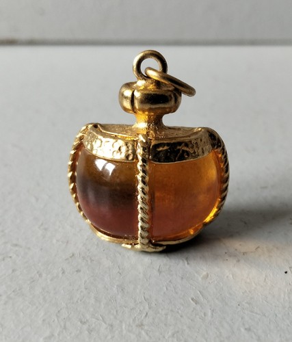 Pendentif vintage champagne - pendentif,
