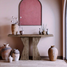 Console en bois massif –