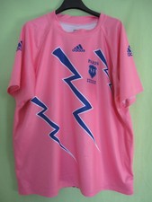 Maillot stade Francais exterieur 2005 Adidas Paris SF Rose Vintage - XXL