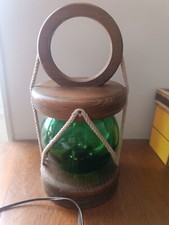 lampe vintage Marine Fanal Boule De Pêcheur HT 29 Diamètre 15 Fonctionne