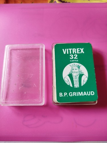 Ancien jeu belote vitrex - jeu,