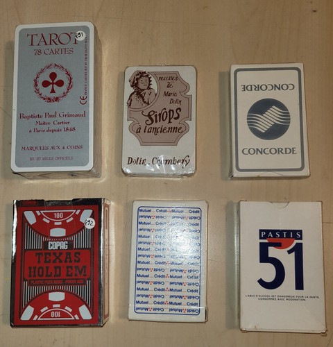 Lot jeux de cartes - de,