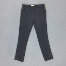 Pantalon Slim Léger Fentes Buckle Belt Ba&sh Amalia Femme M Noir Polyester Zip