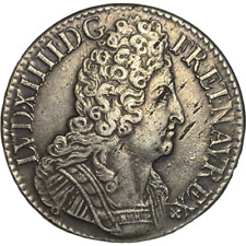 Louis XIV (1643-1715) Ecu aux 3 couronnes 1712 Paris