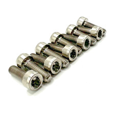 10x Titanium Split Rim Bolts