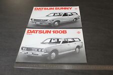 (MN2/F) Brochure Catalogue DATSUN SUNNY 120Y WAGON & 180B WAGON