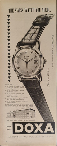Doxa automatique publicité - doxa,