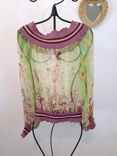 Blouse manches longues jean - longues,