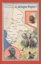 CHROMO - COLONIES FRANCAISES - L'AFRIQUE EQUATORIALE - PRODUITS DU LION NOIR