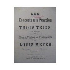MEYER Louis Trio No 2 Piano