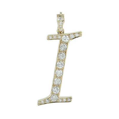 Pendentif initial or - initial,