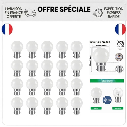 20x ampoule led b22 - 20x,