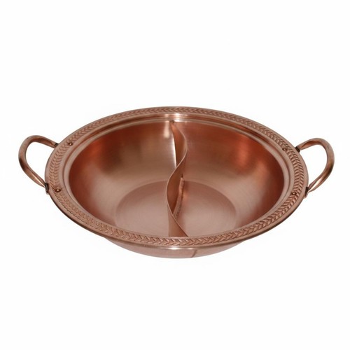 Casserole fondue cuivre - à, en