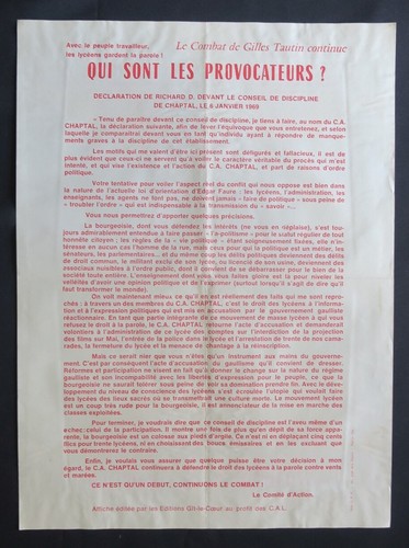 Affiche originale mai qui - mai,