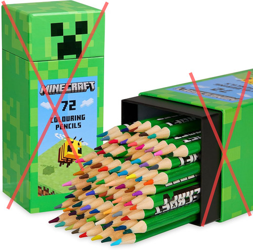 Minecraft set crayons de - set, 72