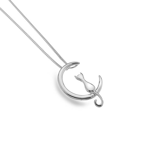 Collier pendentif chat sur - , la