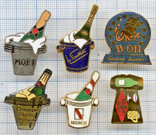 Lot Pin´s Champagne sceaux