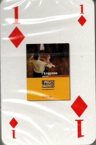 Jeu cartes publicitaire les - de,
