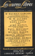Les oeuvres libres - ,