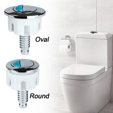 Bouton Toilette ABS Ovale
