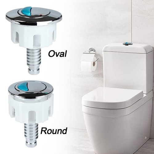 Bouton toilette abs ovale - toilette,