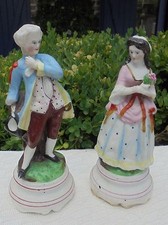  PAIRE DE STATUETTES FIGURINES