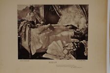 Tirage original photographie tableau Henri Gervex Rolla Alfred de Musset