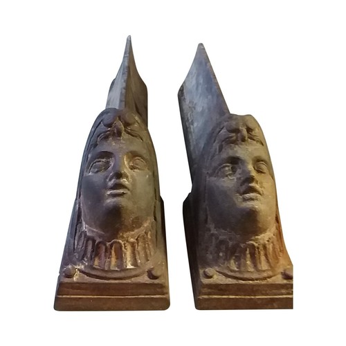 Paire chenets empire en - empire,