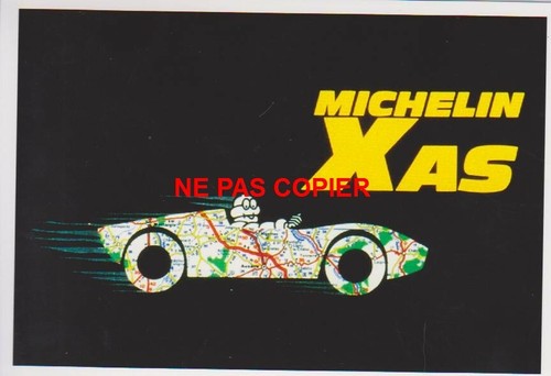 Carte postale michelin xas - carte,