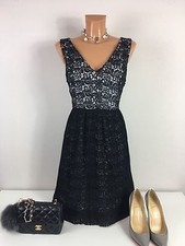 Robe en dentelle French Connection robe de cocktail robe de soirée taille M/38-40 grise