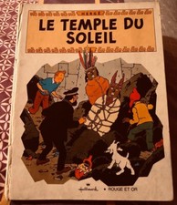 bd bande dessinée pop up tintin 1969 rouge or vintage hallmark collection herge